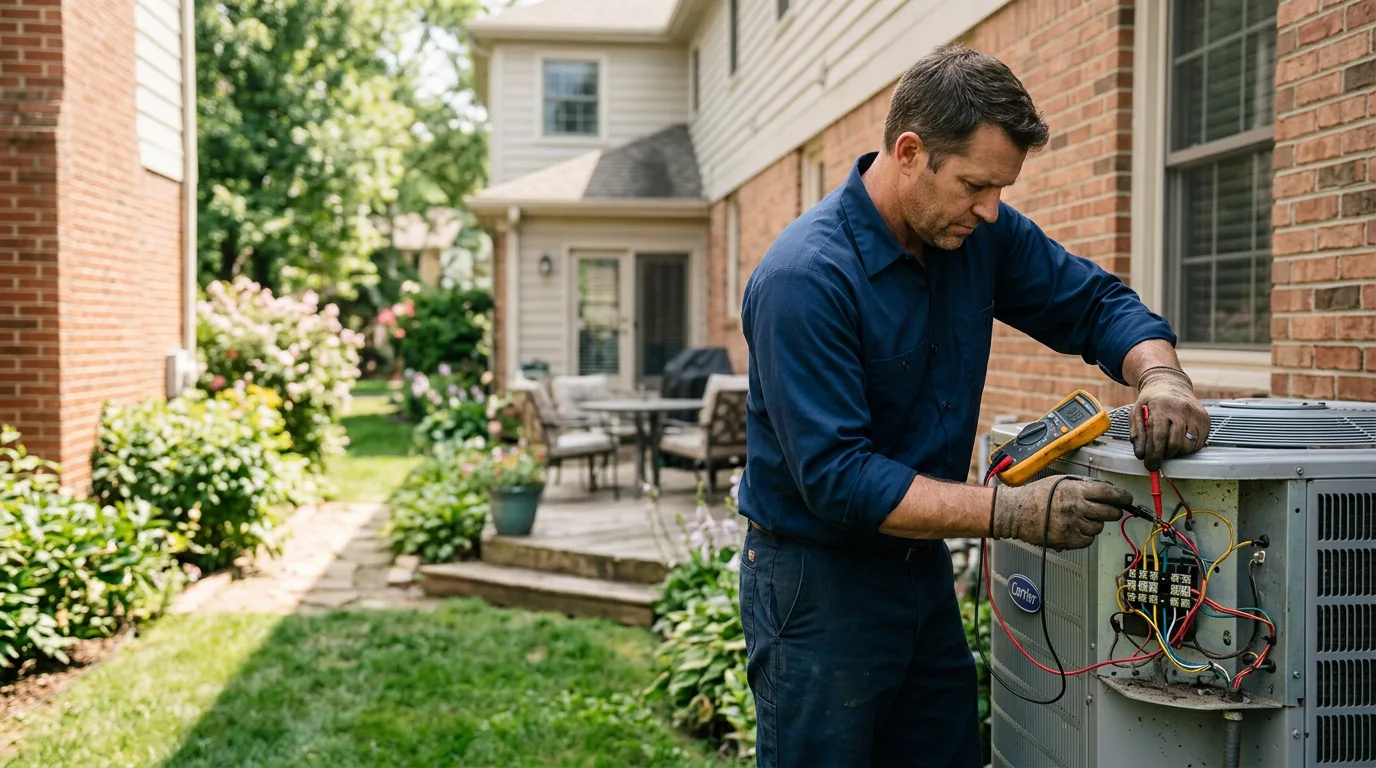 HVAC technician working near Saint Germain, WI